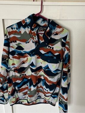 Eddie Bauer Men's Medium Fleece Patterned Sweater